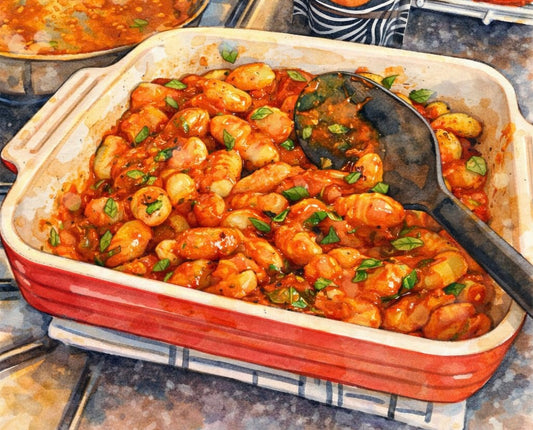 Roasted Gnocchi in Charred Pepper & Tomato sauce