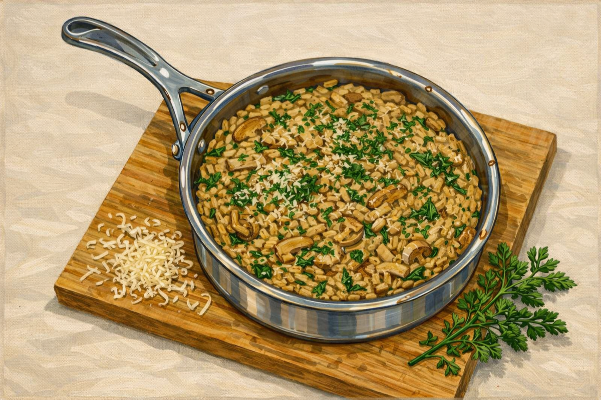 Woodland Mushroom Risotto